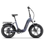 SKYJET 4S FAT BIKE 20"X4" PIEGHEVOLE 250W AUTONOMIA 40 KM 36V 10 AH BLACK