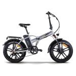 SKYJET 3S FAT BIKE 20"X4" PIEGHEVOLE 500W AUTONOMIA 40 KM 48V 12.5 AH BIANCA