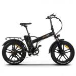 SKYJET 3S  FAT BIKE 20"X4" PIEGHEVOLE 500W AUTONOMIA 40 KM 48V 12.5 AH BLACK