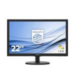 PHILIPS 243V5QHABA/00 LED 24" FULL HD 250CD/M2 HDMI 8MS MULTIMEDIALE